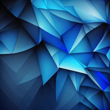 Abstract background design: Abstract blue polygonal background. Low poly design. Vector illustration