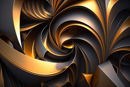 Abstract background design: 3d illustration of abstract fractal composition,digital art works.