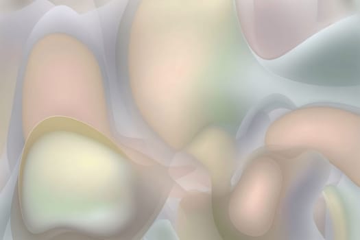 Abstract background design: abstract background with smooth lines in pastel colors, 3d render
