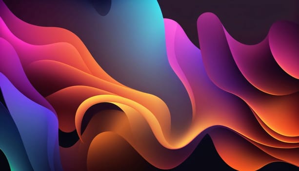 Abstract background design: Abstract background with glowing wavy lines. Vector illustration. Eps 10