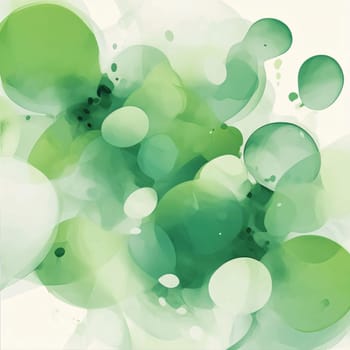 Abstract background design: Abstract green watercolor background. Vector illustration for your graphic design.