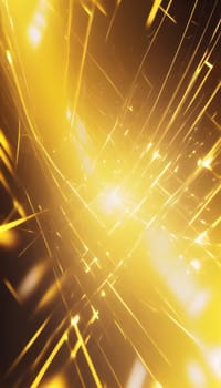 Abstract background design: abstract yellow background with some smooth lines and sparkles in it