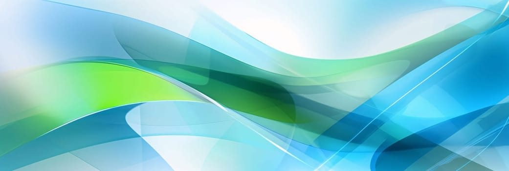 Abstract background design: Abstract blue and green wavy background. Vector illustration for your design