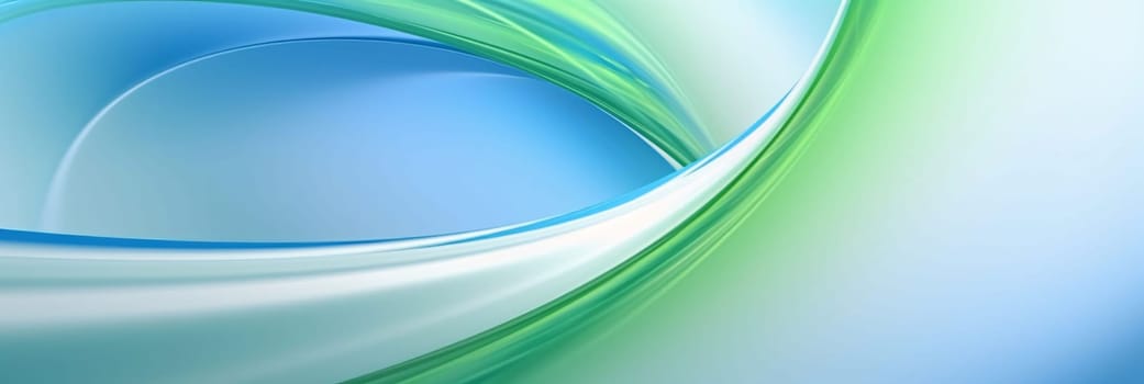 Abstract background design: Abstract background, curved lines in blue and green colors. Vector illustration