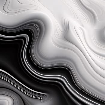 Abstract background design: Black and white marble texture background. Abstract pattern with wavy stripes.