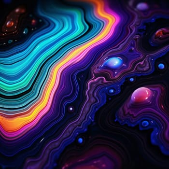 Abstract background design: abstract background with a psychedelic pattern, computer-generated image.