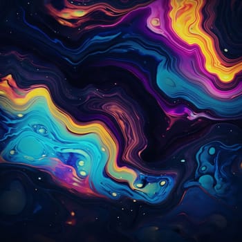 Abstract background design: Colorful psychedelic liquefaction background. Abstract psychedelic liquefaction background.