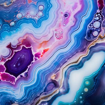 Abstract background design: Abstract background with blue and purple agate. Computer generated graphics.