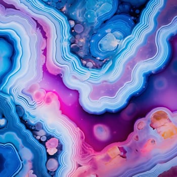 Abstract background design: abstract background with blue and purple wavy pattern, computer generated illustration