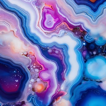 Abstract background design: Abstract background of blue and purple marble pattern. Computer generated graphics.