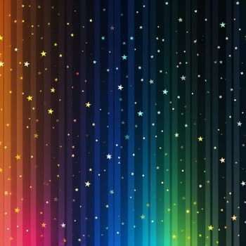 Abstract background design: Abstract colorful background with stars and stripes. Vector illustration for your design