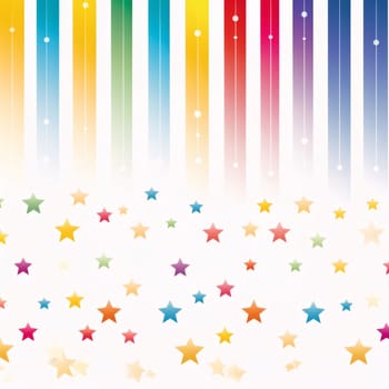 Abstract background design: Abstract colorful background with stars and stripes. Vector illustration. Eps 10.