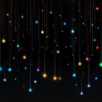 Abstract background design: Abstract background with stars and lights. Vector illustration. Eps 10.