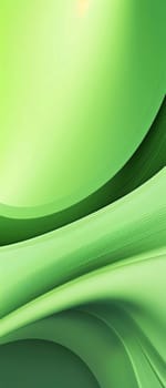 Abstract background design: abstract background with smooth lines in green colors, 3d render