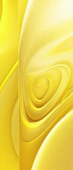 Abstract background design: abstract yellow background with smooth lines in it. 3d rendering