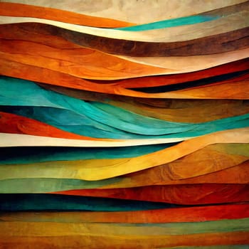 Abstract background design: abstract background of multicolored paper stripes in a collage