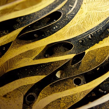 Abstract background design: Close up of the details of a motorcycle helmet. Toned.