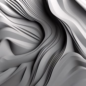 Abstract background design: Abstract wavy background. 3d render, 3d illustration.