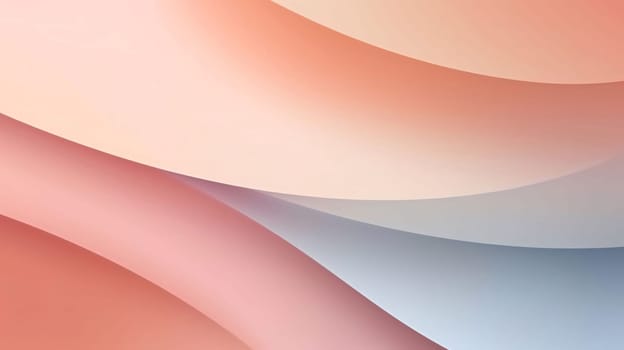 Abstract background design: Abstract background of curved lines in pink, blue and orange colors.