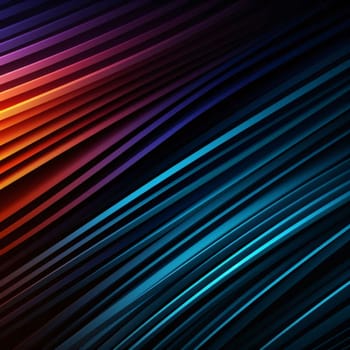 Abstract background design: Abstract background with blue, orange and red stripes. Vector illustration.