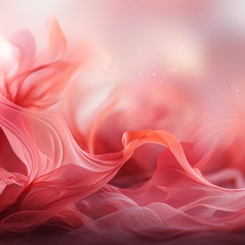 Abstract background design: Abstract pink wavy background. 3d rendering, 3d illustration.