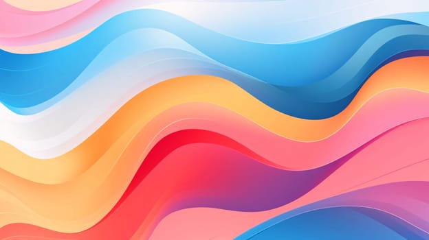 Abstract background design: Abstract colorful background with wavy lines. Vector illustration for your design