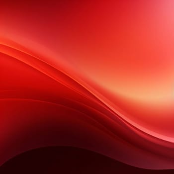 Abstract background design: abstract background with smooth lines in red and orange colors for design