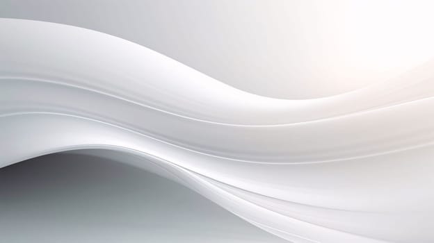 Abstract background design: abstract white background with smooth lines in it - 3d rendering