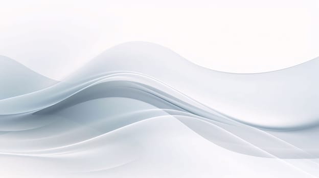 Abstract background design: abstract background with smooth lines in white and grey colors, computer generated images