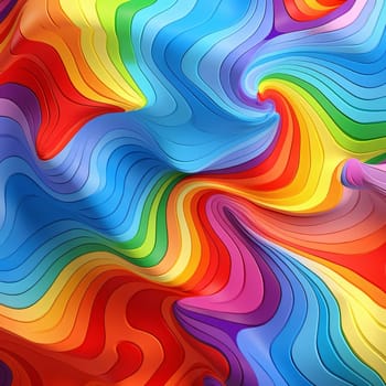 Abstract background design: Abstract background. Multicolored wavy pattern. Vector illustration.