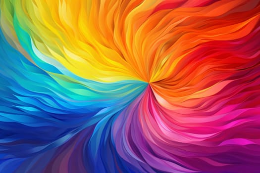 Abstract background design: abstract rainbow background with swirls in the colors of the rainbow