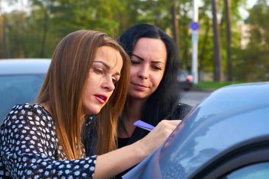 the action of writing one's signature on an official document