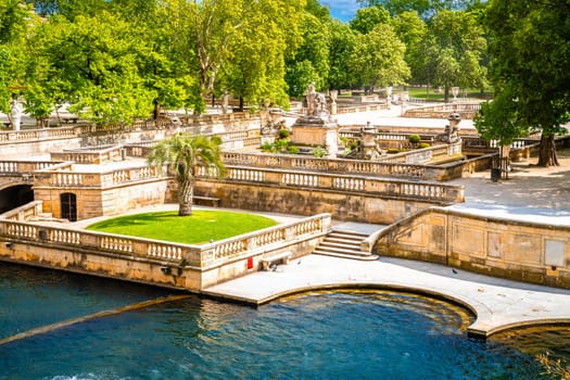 The Sanctuaire de la Fontaine or Sanctuary of the Fountain, an ancient site in the city of Nîmes, France.