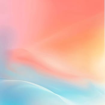 Abstract background design: abstract background with smooth lines in pink, blue and yellow colors