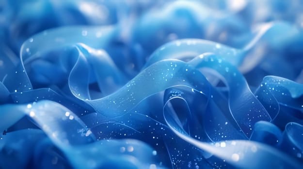 Abstract background design: Abstract blue background with waves. 3d rendering, 3d illustration.