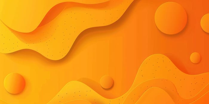 3D orange wavy background AIG51A.