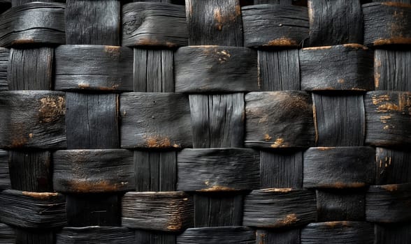 Background for design with intertwined texture. Selective focus.