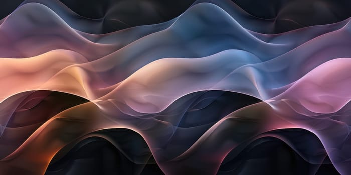 Colorful abstract background with a smooth wave pattern. AIG51A.