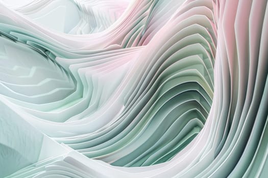 pastel colors, smooth, flowing, layered, abstract AIG51A.
