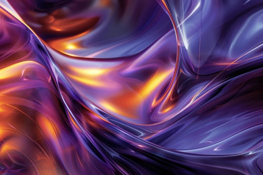Abstract painting with vibrant colors AIG51A.