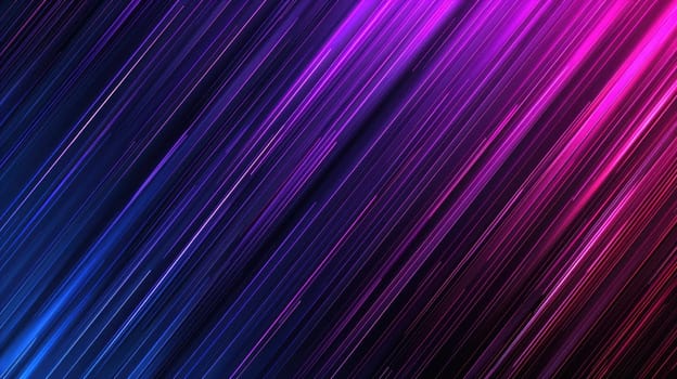 Colorful glowing neon light streaks over black background AIG51A.