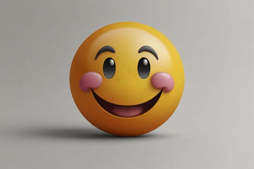 Happy emoticon expression background for content creation and multimedia setup Yellow smiley faces happiness joy, cheerful emotion symbols