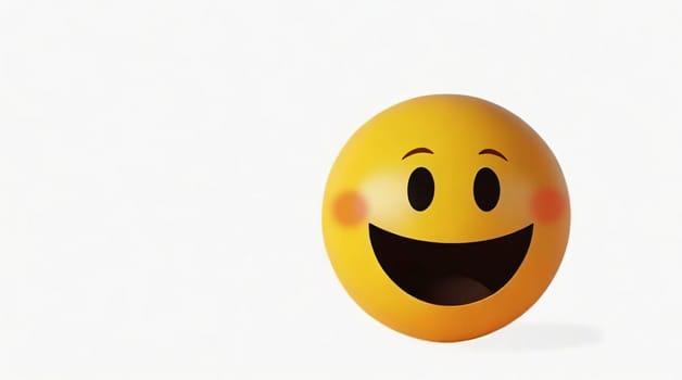 Happy emoticon expression background for content creation and multimedia setup Yellow smiley faces happiness joy, cheerful emotion symbols