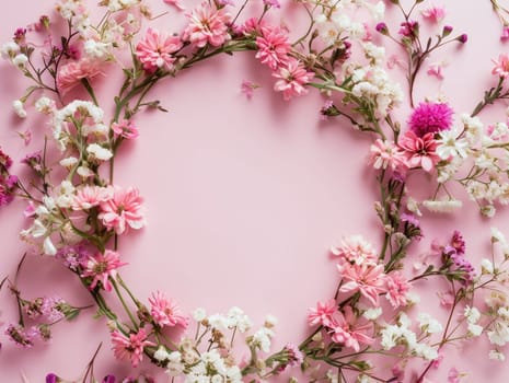The group of the varies of the flower that has been put on the empty space of background or the blank wallpaper and a group of colourful flower form and arrange varies of the different shape. AIGX03.