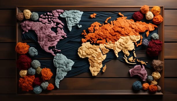 World map - abstract background. High quality photo