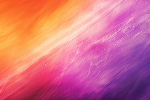 Colorful abstract painting with a smooth gradient from orange to purple. AIG51A.