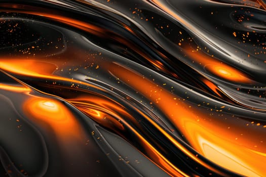 Molten metal with floating embers AIG51A.