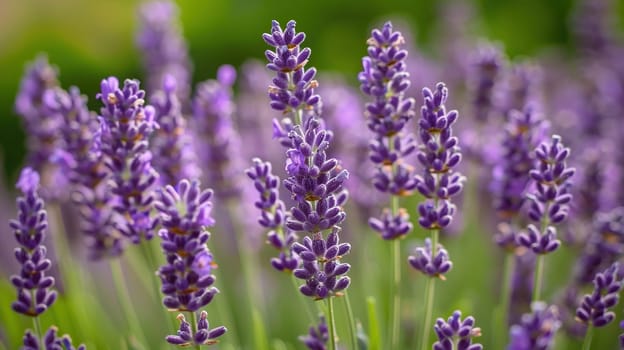 Close-up of blooming lavender.