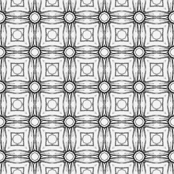 Chevron watercolor pattern. Black and white cute boho chic summer design. Textile ready optimal print, swimwear fabric, wallpaper, wrapping. Green geometric chevron watercolor border.