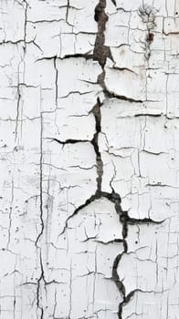 A monochrome texture of crackled paint adorns a surface, revealing complex patterns created by time. It's a muted symphony of decay and transformation